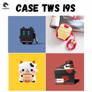 CASE GEN i9s Wireless Headset Pelidnung TWS GEN i9s TWS Bluetooth Earphone 3D Cartoon Cute Character
