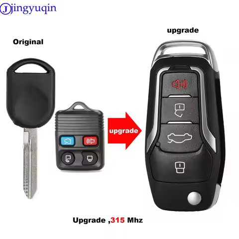 jingyuqin Remote Car Key For Ford /LINCOLN/MERCURY Mustang Escape Excursion Expedition Explorer Focu