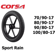 Corsa Sport Rain 80/90-17 Tayar Motorsikal Tyre Sport Rain Corsa 2022 Original