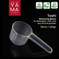 Yama Toshi Powder Scoop Laundry Measuring Spoon Milk Detergent Scoop Whey Protein Measuring Scoop 50