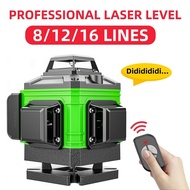 Indoor/Outdoor Professional Green Lines Laser Level 8/12/16 Lines Highprecision Automatic SelfLeveli