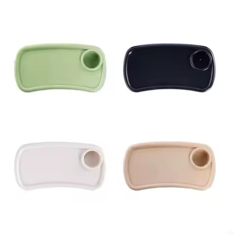 K8GF Easy to Clean Strollers Feeding Tray ABS Plastic Construction Secure Fastening For Active Famil