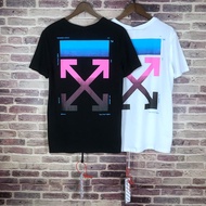 OFF-WHITE TEE color gradient off white t-shirt