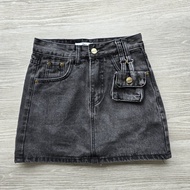 Niyom Jeans : รุ่น SK18.2 กระโปรงยีนส์สั้น