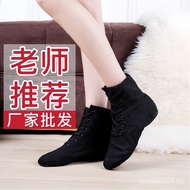 High-Top Jazz Dance Boots Practice Body Shoes Ethnic Ballet Shoes Soft Bottom Training Shoes Pole Dance Modern Dancing Shoes