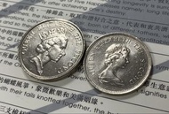 r 03香港伍圓 1988年 + 壹圓 1978年  [女王頭 一元 + 五元 共2個]【r03極美品相】【英女王 伊利沙伯二世】 香港舊版錢幣・硬幣 $35 (r03)