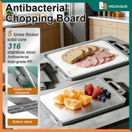 316/304 Stainless Steel Chopping Board Antibacterial Chopping Board With Holder Whetstone 切菜板 菜板 砧板