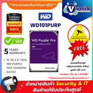 WD101PURP WD 10 TB 3.5" HDD WD PURPLE PRO 7200RPM SATA3 By Vnix Group As the Picture One