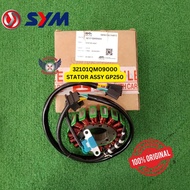 100% ORIGINAL SYM  GP250 // PART NO.32101QM09000 STATOR ASSY