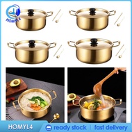 [Homyl4] Korean Ramen Cooking Pot, Instant Noodle Soup Pot, Soup Pot, Kitchen Cookware, Ramyun Pot, Noodle Pot for Backyard Camping