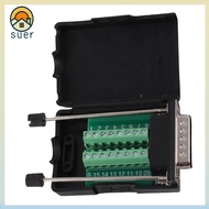 SUERHD 15 Pin Breakout Board, 15 Pin Male Connector DB15 Connector, Module Solderless with  DB15 DB1