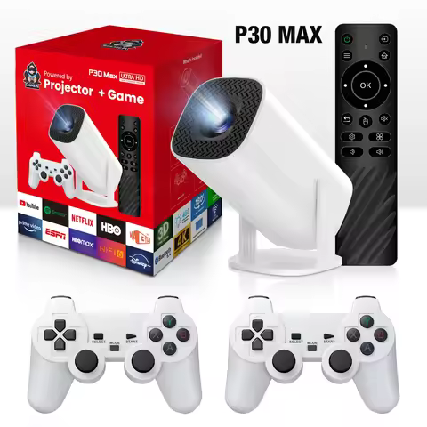 P30 Max Game Projector Mini FreeStyle Home Theater for Xiaomi IOS Android Phone 720P Outdoor 1080P 4