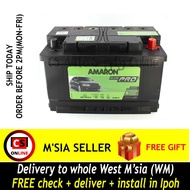 Amaron DIN80L Din80 Hi Life Pro Battery MF Genuine Start Stop for Mercedez Benz, BMW ,Peugeot Ipoh