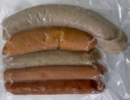 FREESHIPPING German Sausage mix Grill sausage Cheese sausage Thuringian Nuremberg Vienna and Debrezi