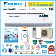 Daikin 2.5hp Non Inverter Air Conditioner FTV60PBV1MF & RV60PBV1M ((WiFi)) R32 Standard Non-Inverter