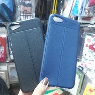 Oppo A83 luxury faux leather back cover