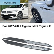 1 set For Tiguan  MK2  2017-2021 For Tiguan X ABS Front Fender side marker Emblem Car Body Decoratio