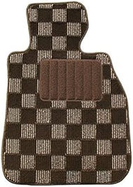 ZERO Floor Mats for Toyota Kruger V 5 Seater H12/11-H17/11 ACU20W/25W,MCU20W,25W Big Check Brown wit