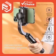L08 Gimbal Stabilizer for phone stabilizer anti-shake selfie stick vlogging tripod stick with Blueto