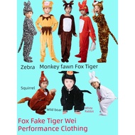 halloween costume halloween costume kids Halloween Children's Fox Fake Tiger Costume Zebra Pig Squir