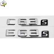 For Mercedes Benz C E Class C63 E63 W124 W178 W204 W210 for C63s E63s logo Car Sticker Truck Rear Em