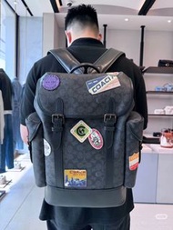 COACH Hitch 徽章雙肩包 Outlet 原廠正品 免運費