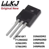 1-5PCS STF45N10F7 STF12NK80Z STF42N65M5 STF57N65M5 STF35N60DM2 STF34NM60ND STF32N65M5 STF34NM60N TO-