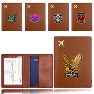 Passport Cover Card Slot Passport Holder Travel Case Wallet ID Card Pocket Handbag Document Bag Saru