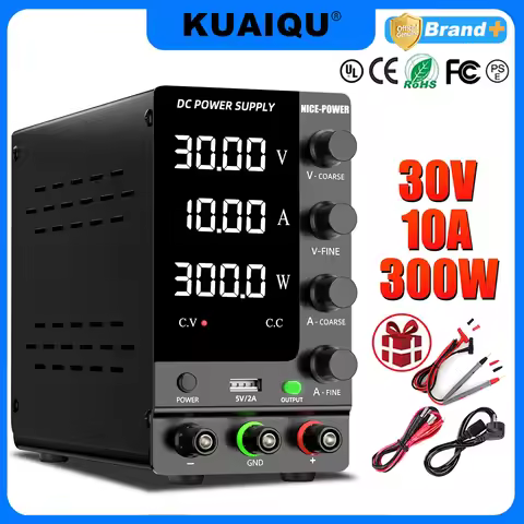 KUAIQU SPS-C3010 30V 10A Lab DC Power Supply For Phone Repair SPS-C3206, 60V 5A,120V 3A SMPS Power S
