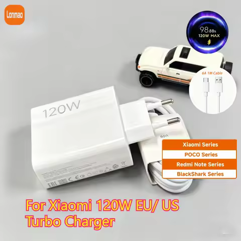 For Xiaomi 120W Turbo Charger Adapter Hyper Chargers 120W Mi 15 14 Poco X7 Pro X6 X5 F5 X4 Redmi Tur