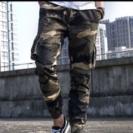 [Ready Stock] cargo pants men hiking pants slim fit seluar kerja lelaki tactical pants jogger pants man