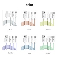 3 in 1 Type C Cable USB C Charger Cord 6A Fast Charging Braid Data Cable Multi-ports for Samsung S10