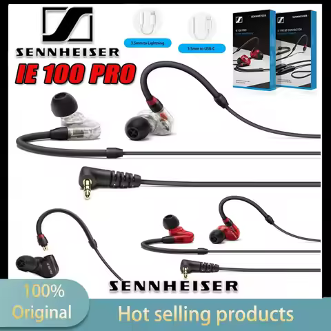 2026 Sennheiser IE 100 PRO In-ear Professional Listening Over-ear Noise-Canceling Anti-Noise Gaming 