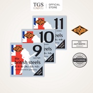 Rotosound BS9 (9-42) / BS10 (10-46) / BS11 (11-48) British Steels Stainless Steel Electric Guitar St