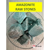 [SG Seller ] Amazonite Natural Crystal Raw Stone | Communication Expression| Aromatherapy Crystal | 