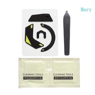 Mary Glass Mouse Feet Skates Mouse Tracking Reduced Frictional Mouse Sensoring Skate Gliding Pad for