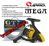 EUPRO MEGA SPINNING FISHING REEL FREE LINE