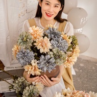 High-class Fake Dahlia Flowers, Fake Flowers For Home Decoration, Desktop, Event, Wedding Party