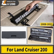 For 2008-2021 Toyota Land Cruiser 200 Tailgate Trunk Emergency Toolbox LC200 Fj200 Interior Upgraded