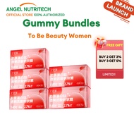 Gummy Bundles Angel Nutritech Bilberry Lutein Ester /Iron Rich/ Collagen/Detox Gummies