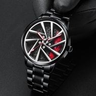 SVJ brand blade hub watch men's 360 ° rotary three-dimensional hollow out watch conceptual luminous 