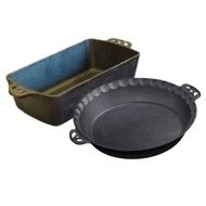 Camp Chef Home Seasoned Cast Iron Bread Pan | Pie Pan