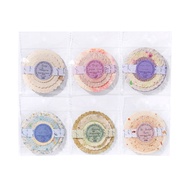 JIANQI 50 pcs Craft Vintage Scrapbooking Paper Kawaii Art Junk Journal Deco Sticker rotundity emboss