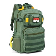 HIJAU Army Green Lebanese Backpack/Men's Backpack/School Bag/Green Yellow Variation