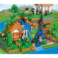Minecraft Puzzle Blocks Small Particles Toy Minecraft Puzzle Blocks Waterfall Village House Small Pa