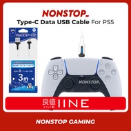 IINE θ―εΌ PS5 Charging Cable Data Cable 1.5meter & 3meter Sony PS5 Controller DualSense5 Fast Charge C