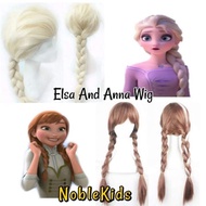 Frozen Wig For Kids Girls (Anna and Elsa)