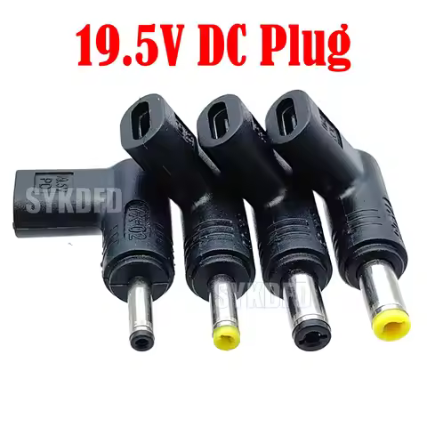 USB C PD to DC Power Connector Universal 19.5V Type C to DC Jack Plug Charging Adapter Converter for