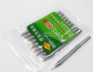 Soldering Treasure 30 40 60 80 100w Environmentally Friendly Pointed Soldering Iron Tip Long Life So