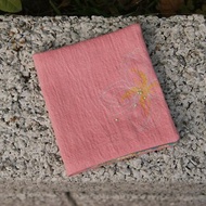 春粉色飄落花朵口罩/衛生棉布套